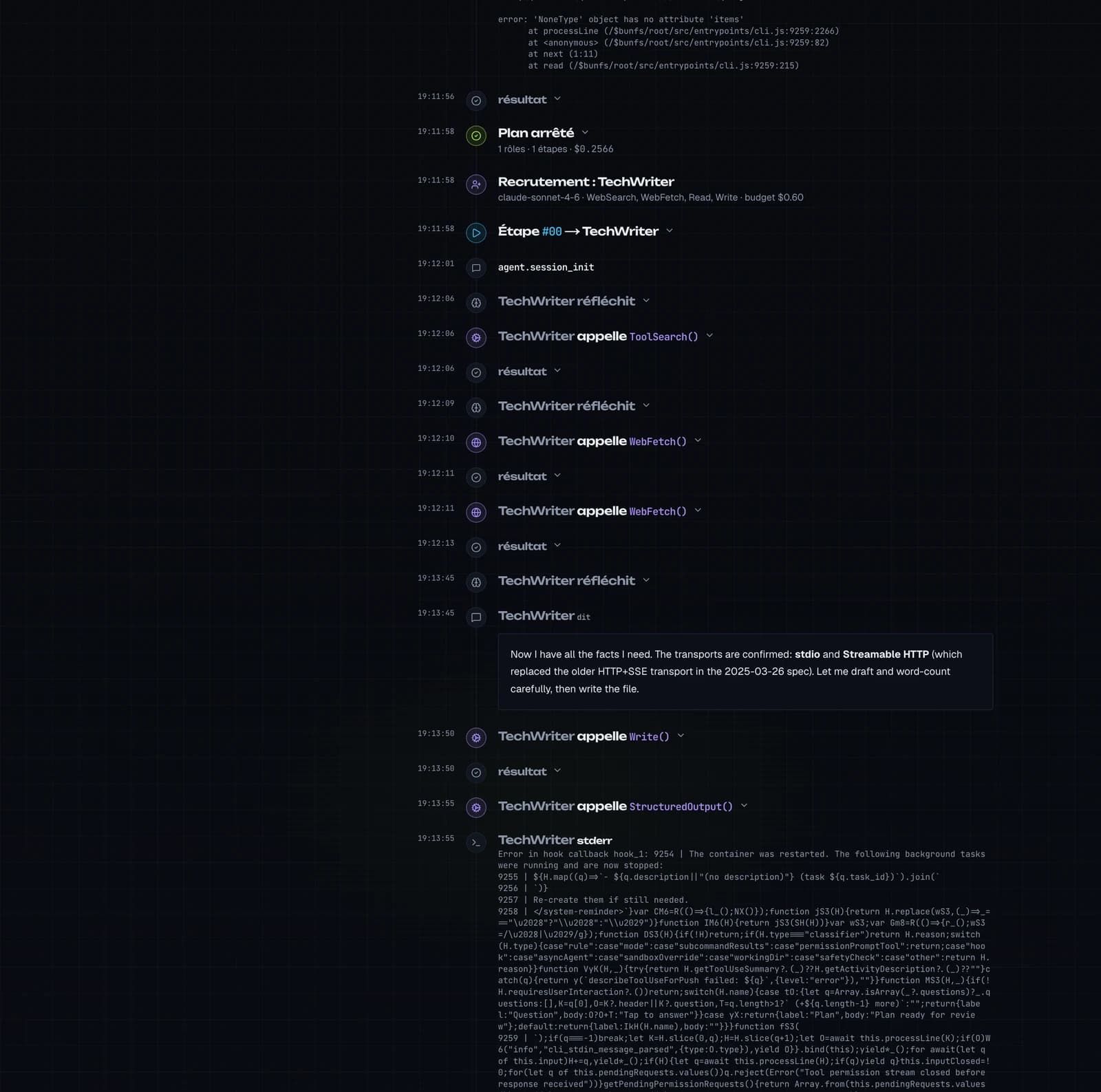Autonomous Company · une entreprise IA qui se gère seule · screenshot